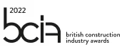 British Construction Industry Awards 2022 Finalist Logo 1
